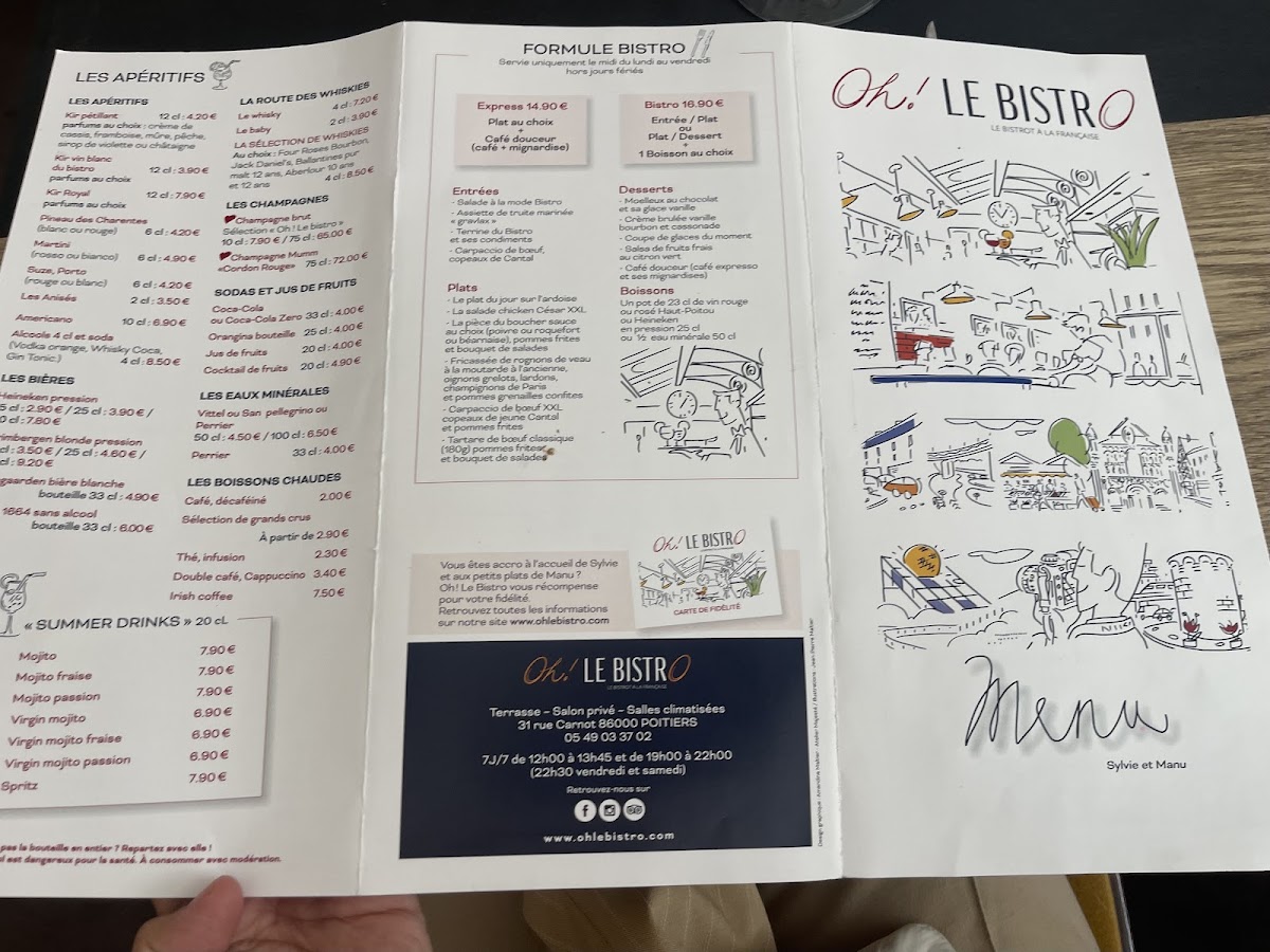 Menu Oh Le Bistro-5