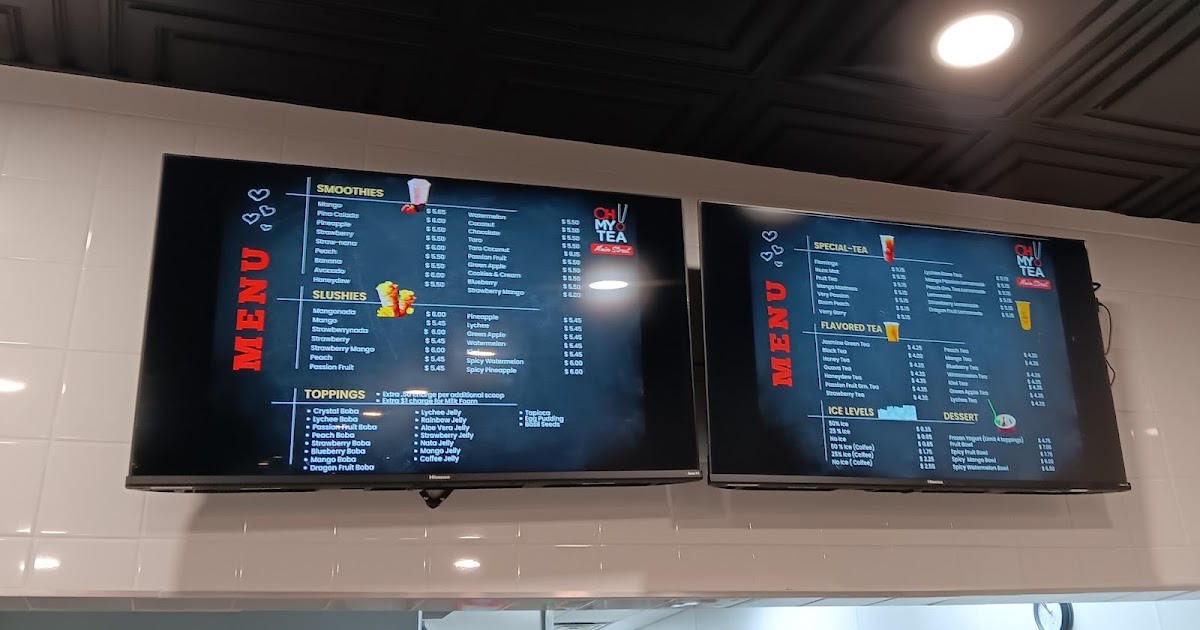 Menu Oh My Tea! - Main St-1