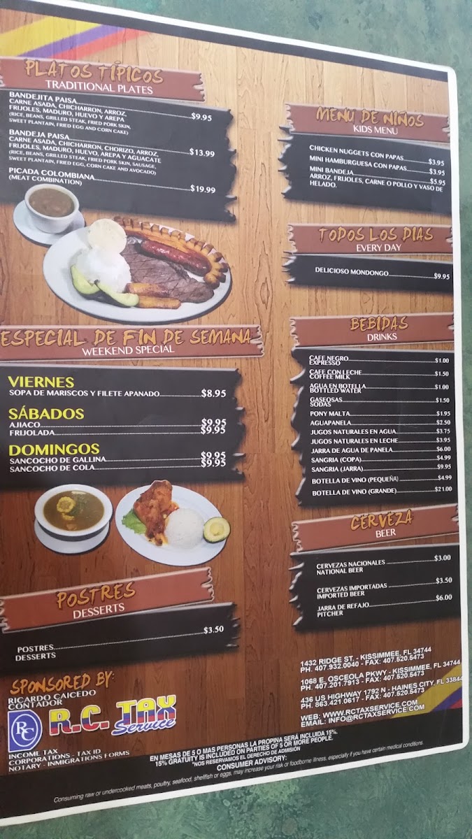 Menu Oh Que Bueno Restaurant And Bakery-10