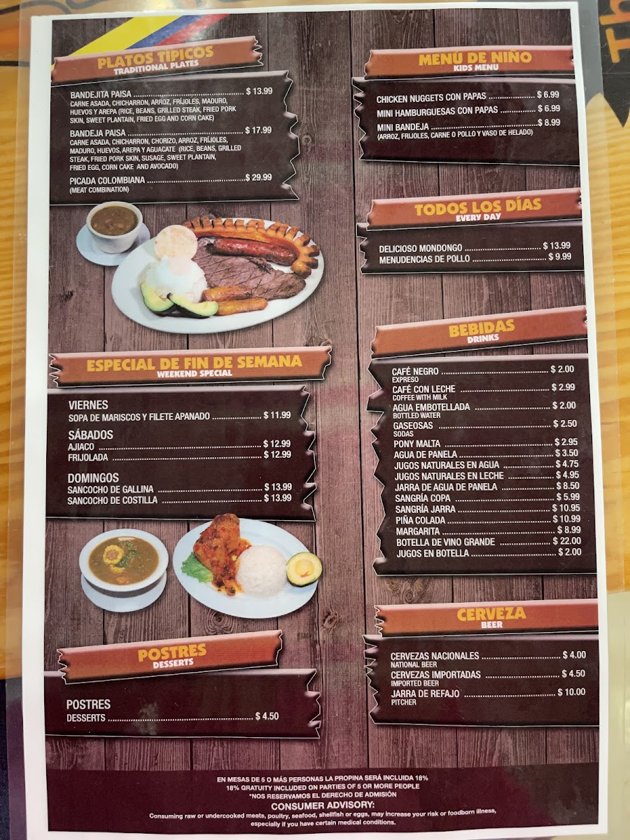 Menu Oh Que Bueno Restaurant And Bakery-5