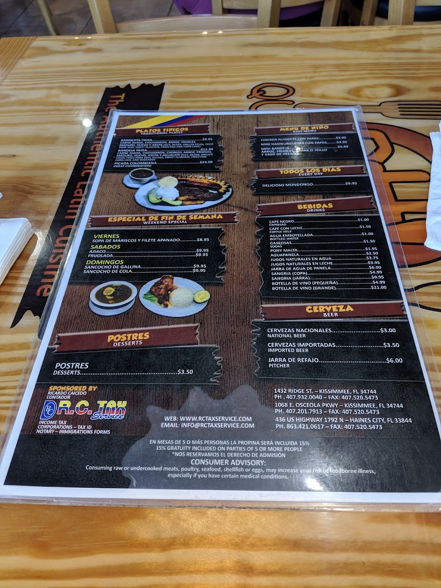 Menu Oh Que Bueno Restaurant And Bakery-9