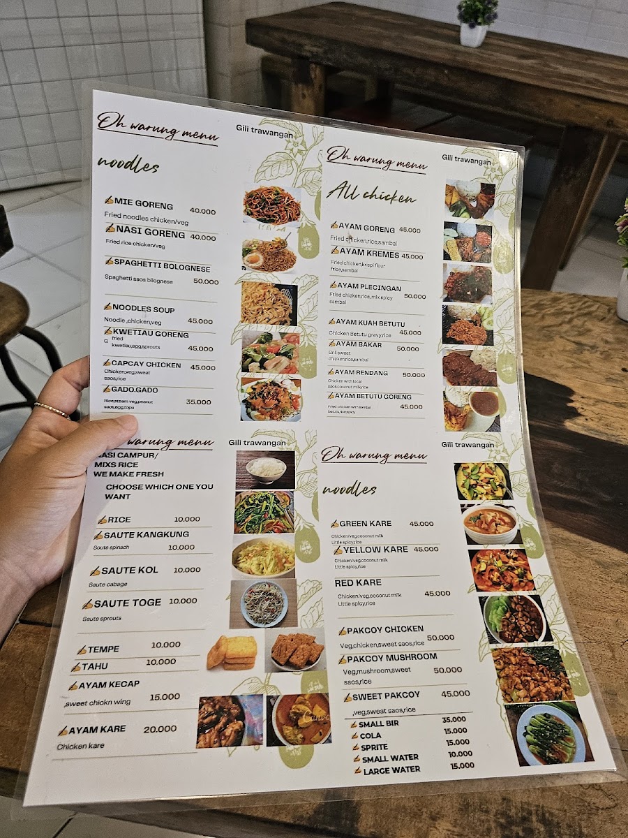Menu Oh Warung Gili-2
