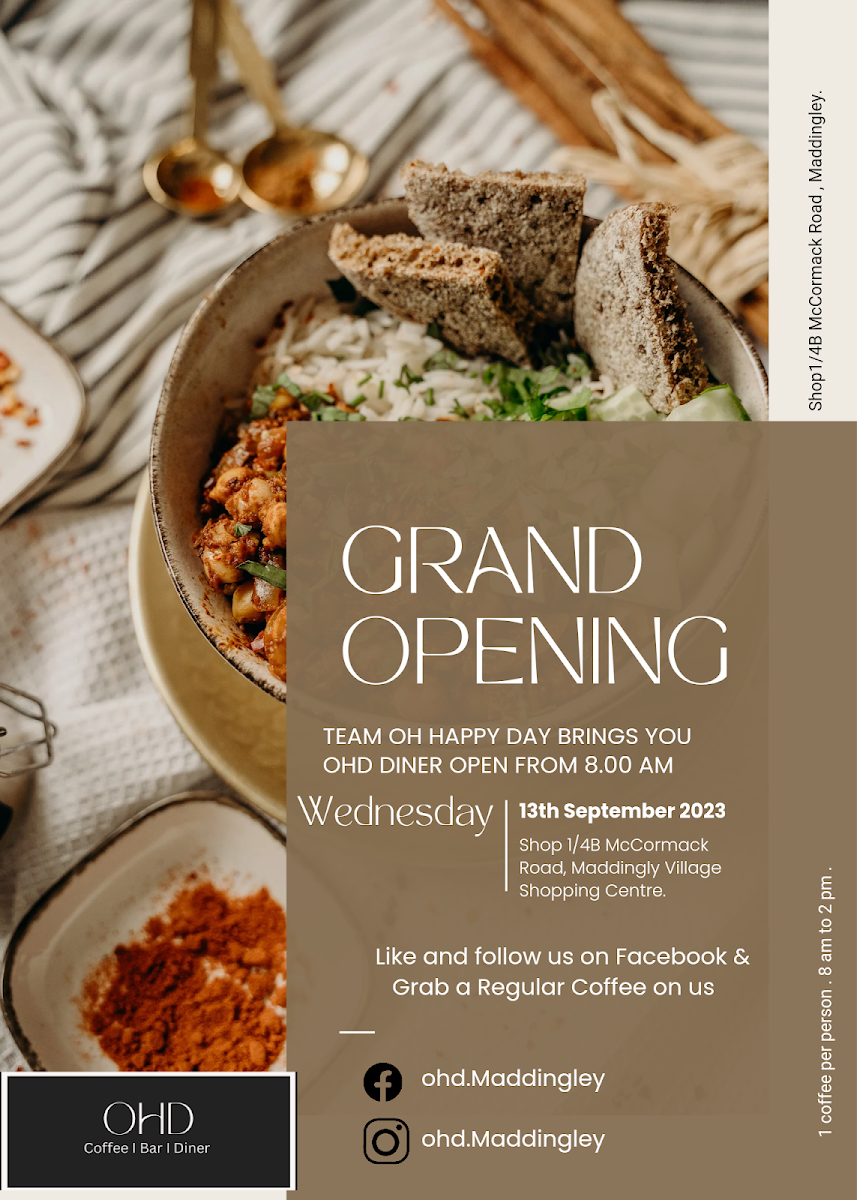 Menu Ohd Coffee | Bar | Diner-5