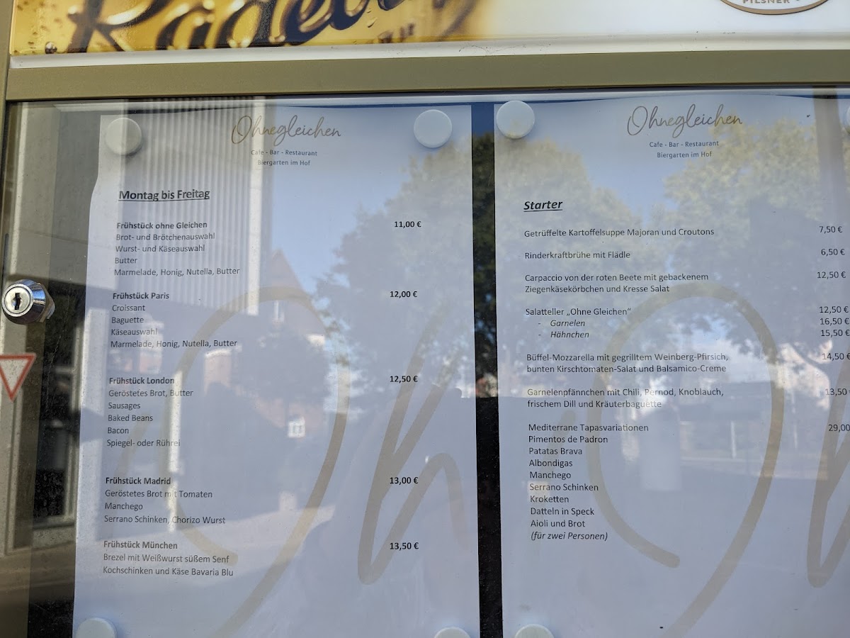 Menu Ohnegleichen Worms - Restaurant - Café - Bar-10