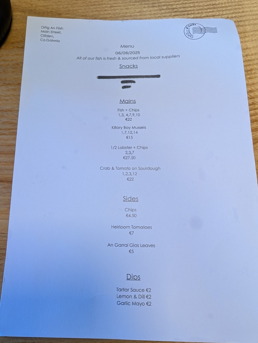 Menu Oifig An Fish-3