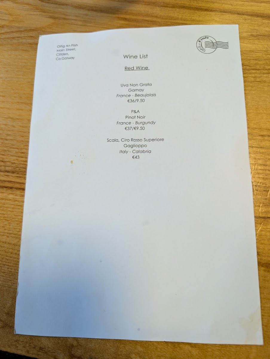 Menu Oifig An Fish-7