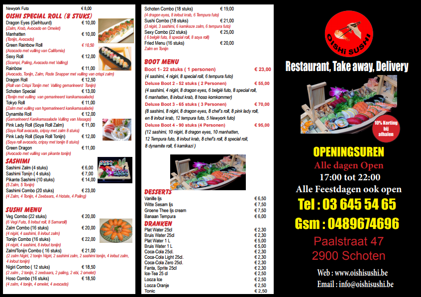 Menu Oishī Sushi-4