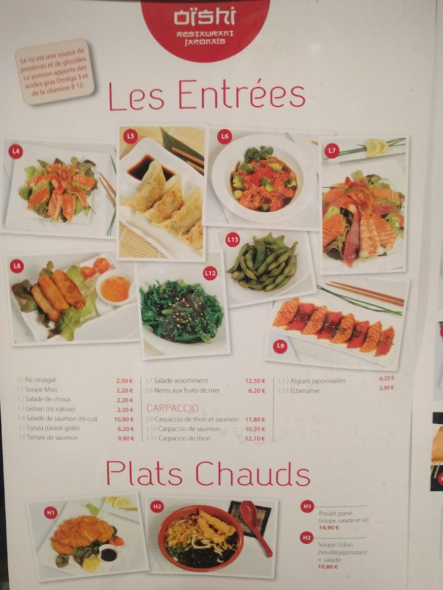 Menu Oishi-1