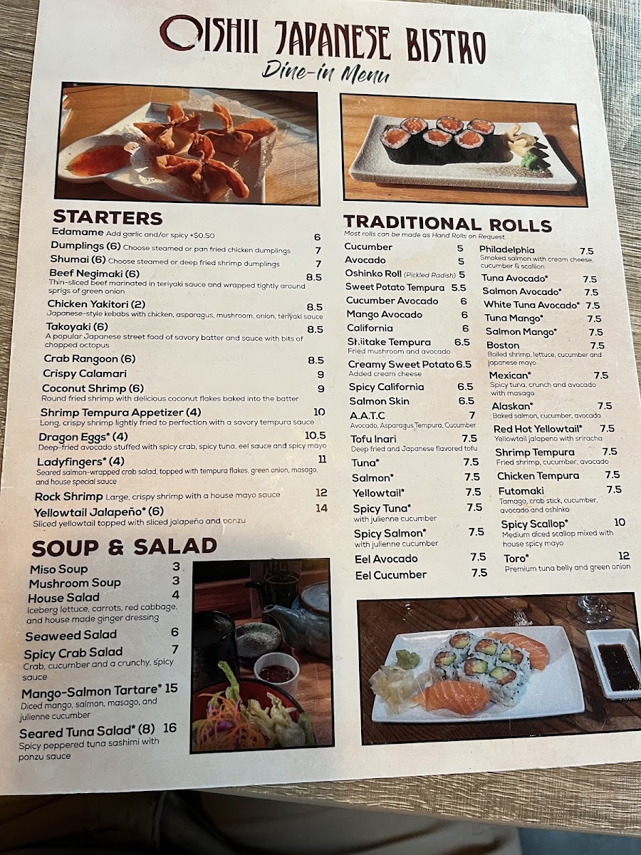 Menu Oishii Japanese Bistro-2