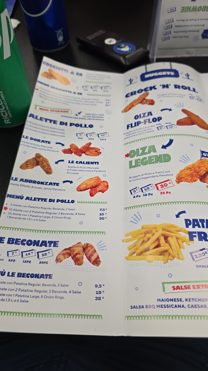 Menu Oiza Chicken - Casamassima-4