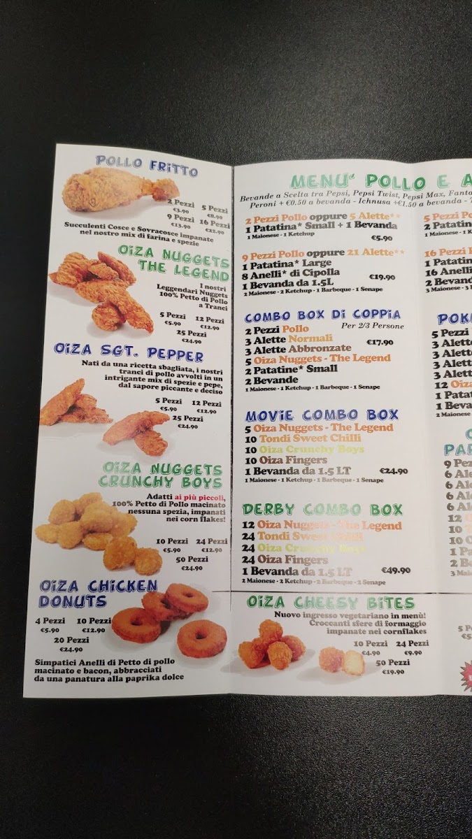 Menu Oiza Chicken - Casamassima-5
