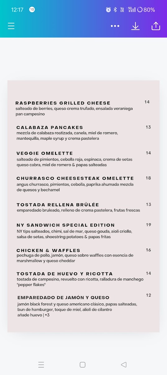 Menu Ojalá Restaurant & Bar-2