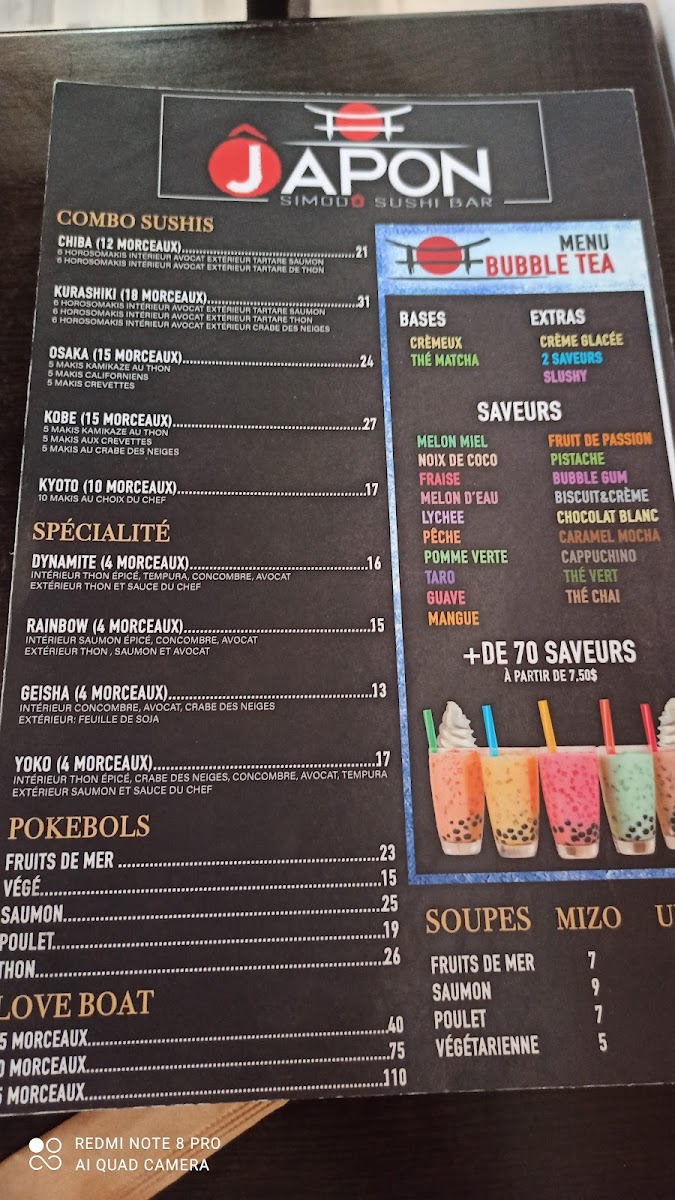 Menu Ôjapon Simodô Sushi Bar-5