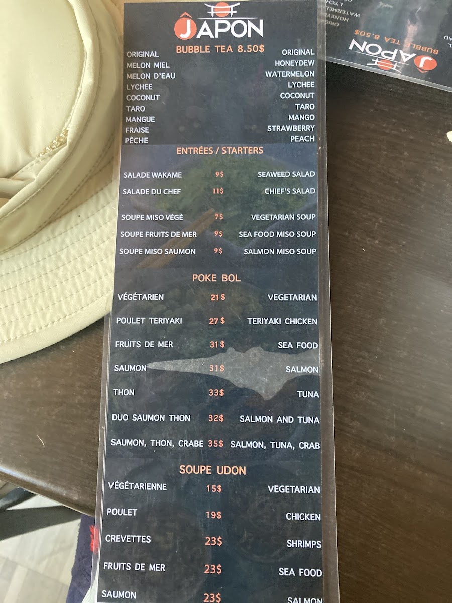 Menu Ôjapon Simodô Sushi Bar-8