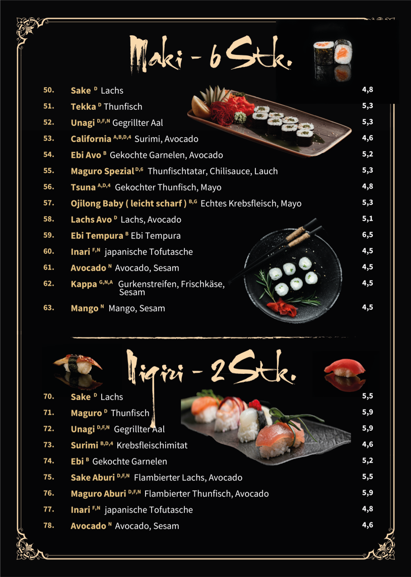 Menu Oji Long-1