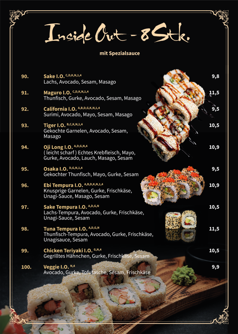 Menu Oji Long-5