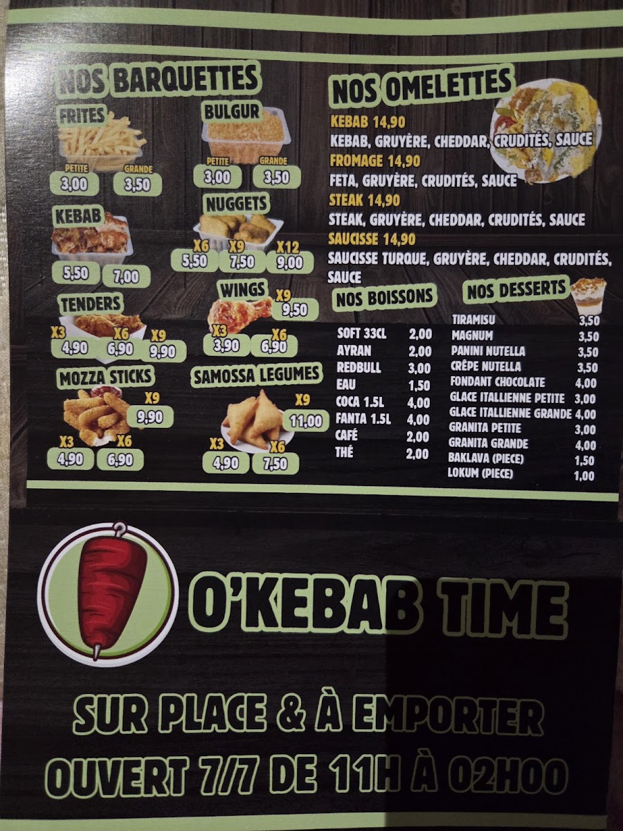 Menu O'kebab Time-4