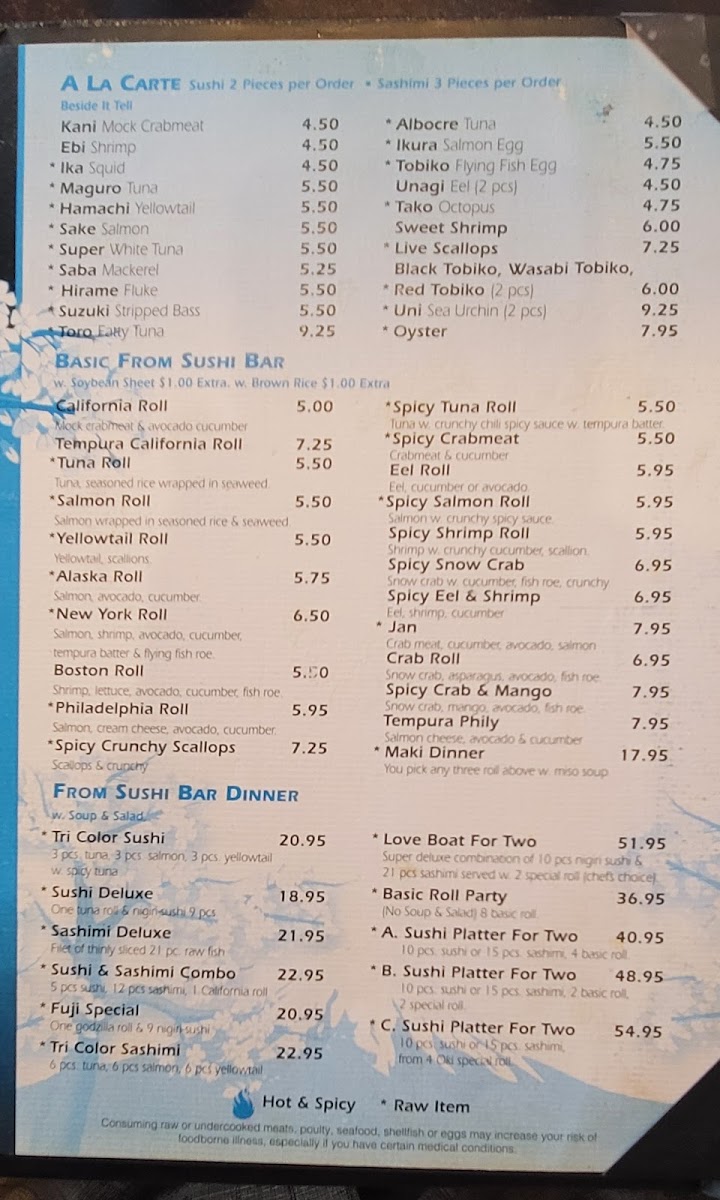 Menu Oki Asian Bistro-1