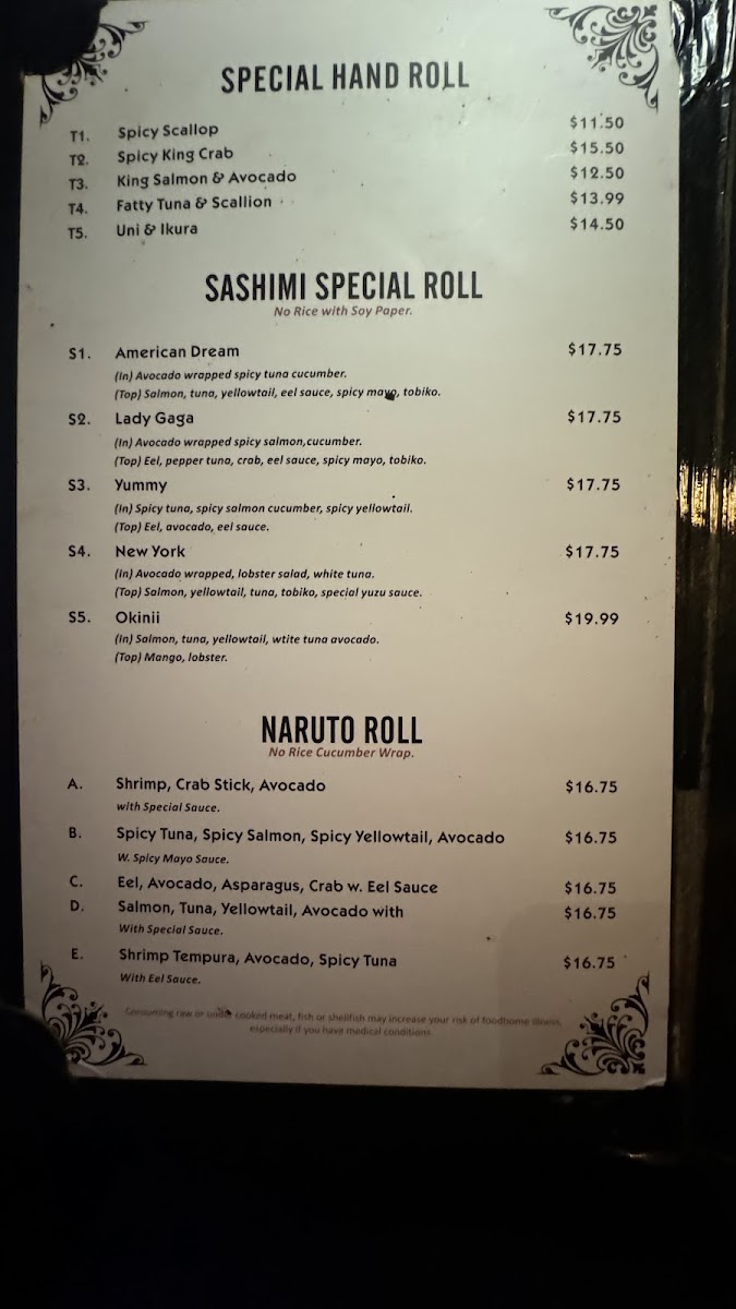 Menu Okinii-4