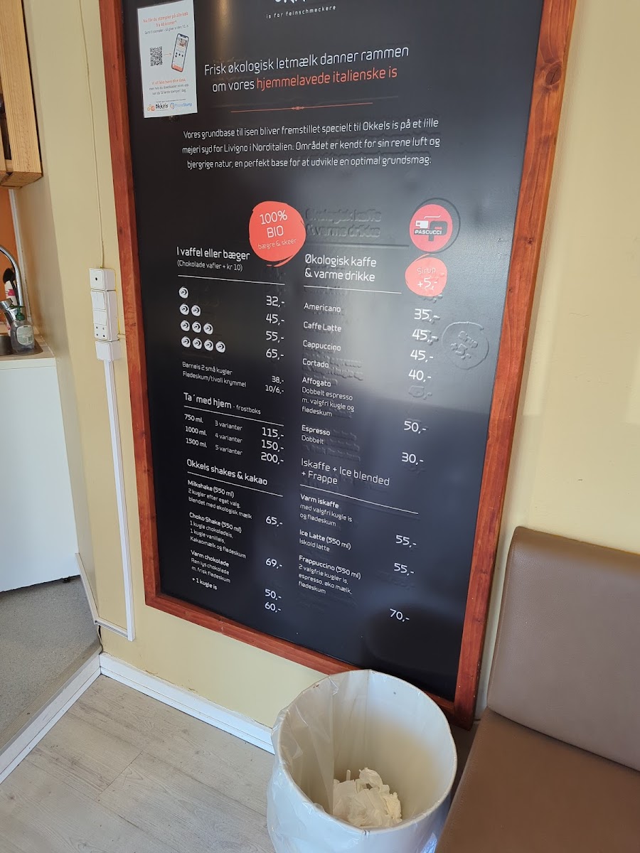 Menu Okkels Is-1