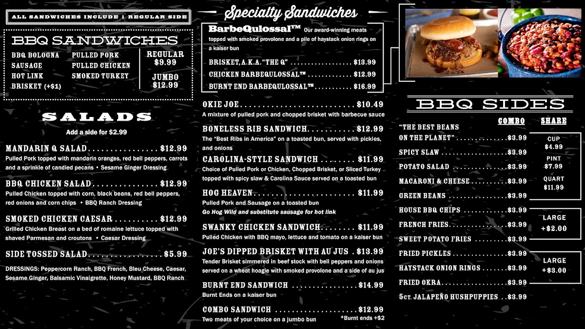 Menu Oklahoma Joe’S Barbecue & Catering - Broken Arrow-2