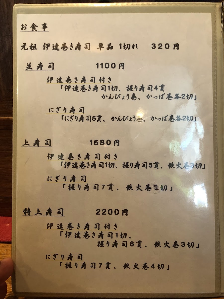 Menu Okubo Sushi-6