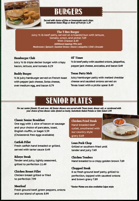 Menu Ol' South Pancake House-1