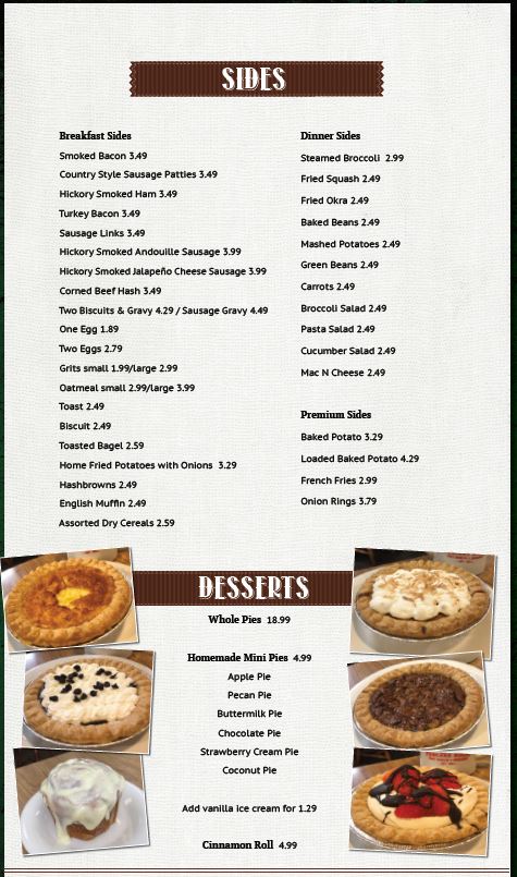 Menu Ol' South Pancake House-2