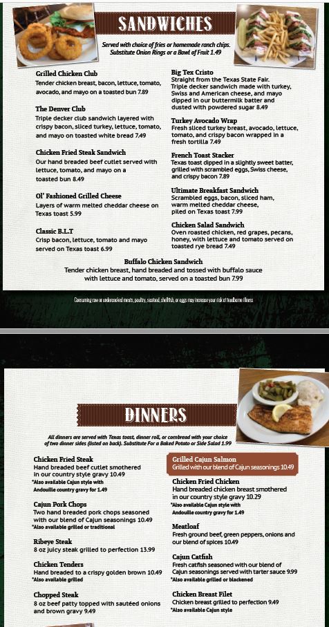 Menu Ol' South Pancake House-5