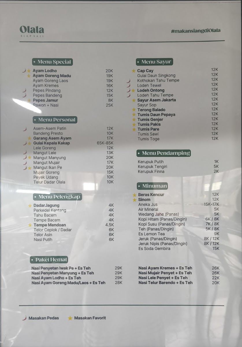 Menu Olala Siap Saji-1