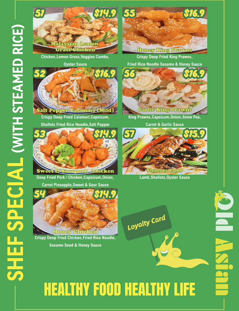 Menu Old Asian Kallangur-1
