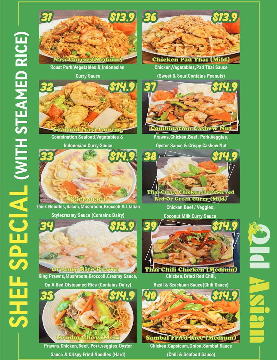 Menu Old Asian Kallangur-2