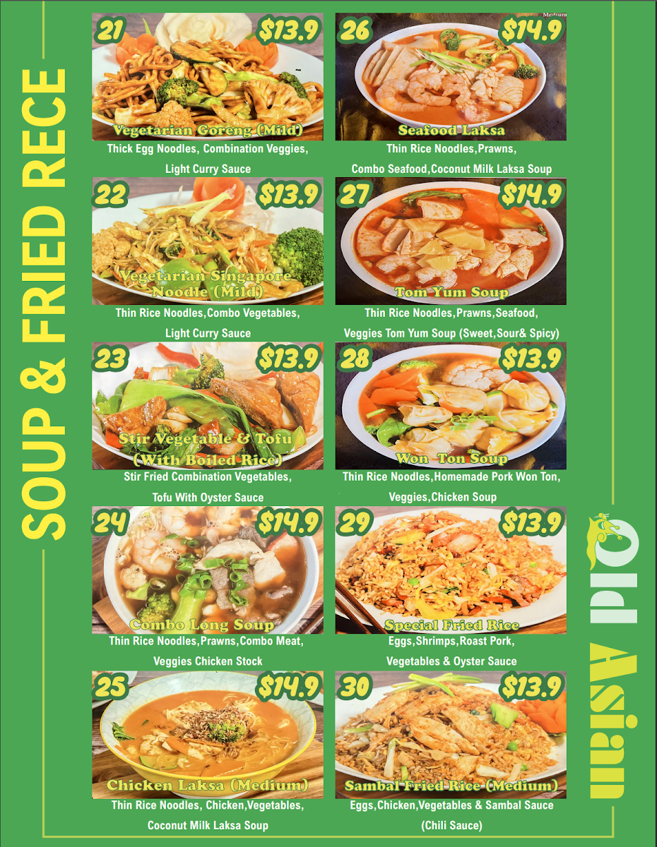 Menu Old Asian Kallangur-3