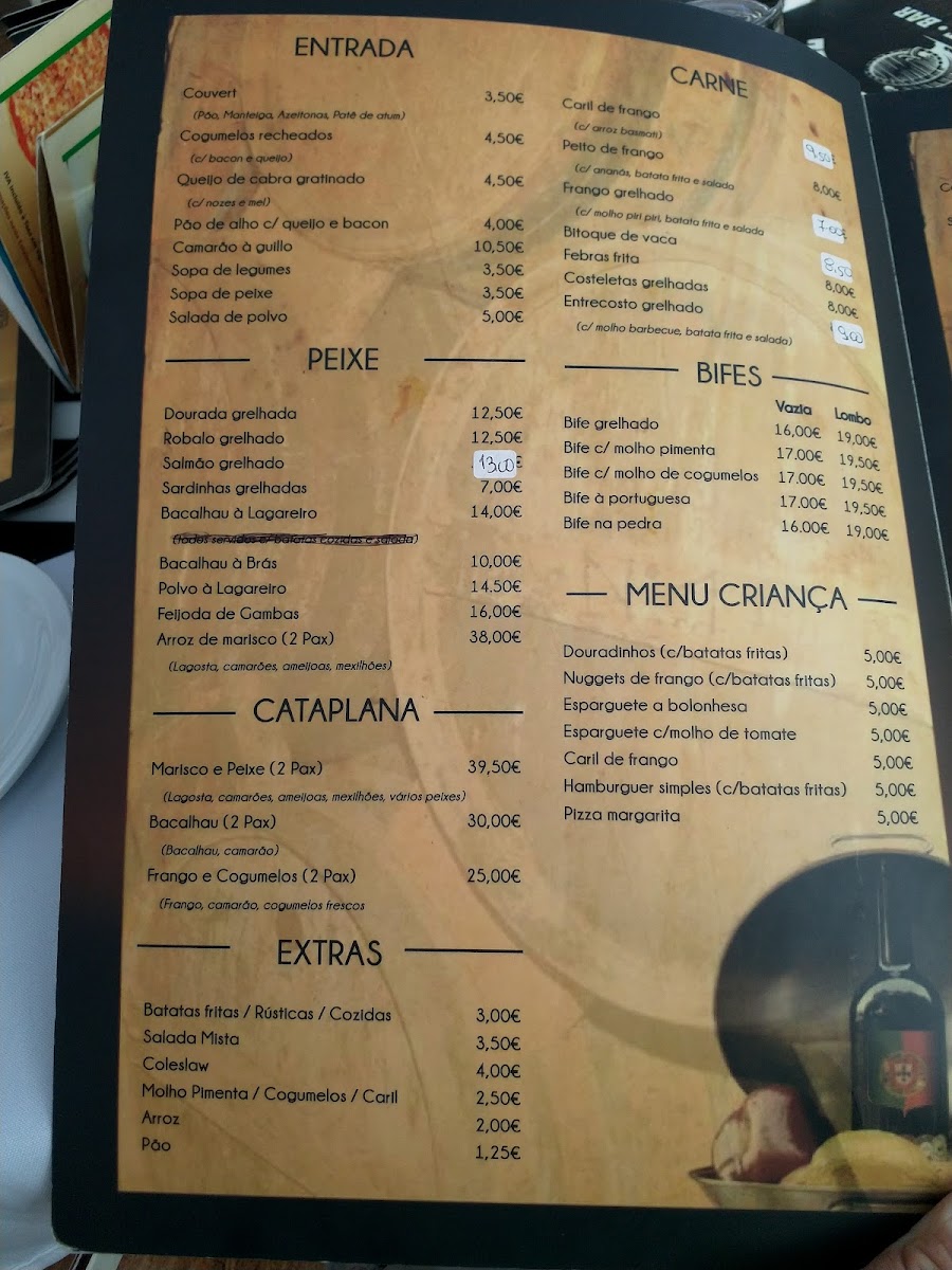 Menu Old Barrel Restaurant Bar-5