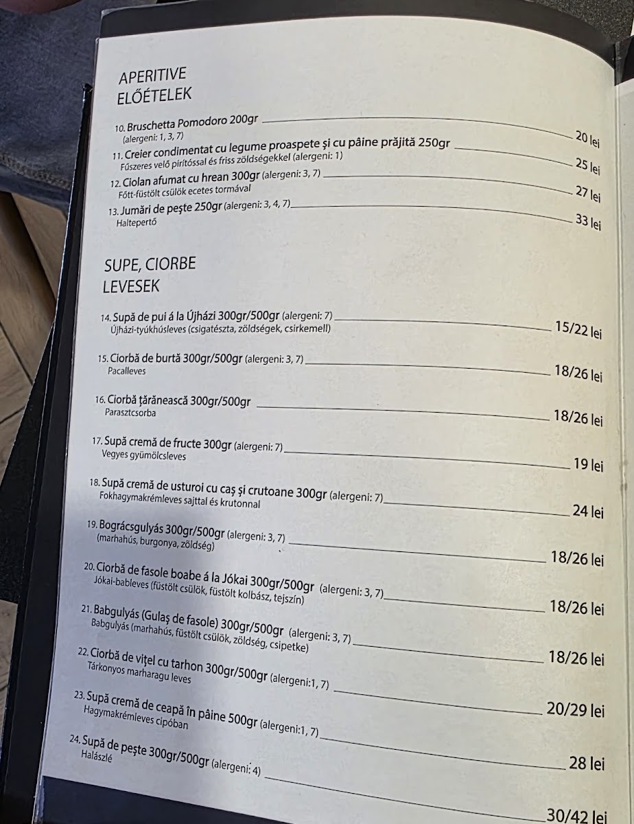 Menu Old Chef-10