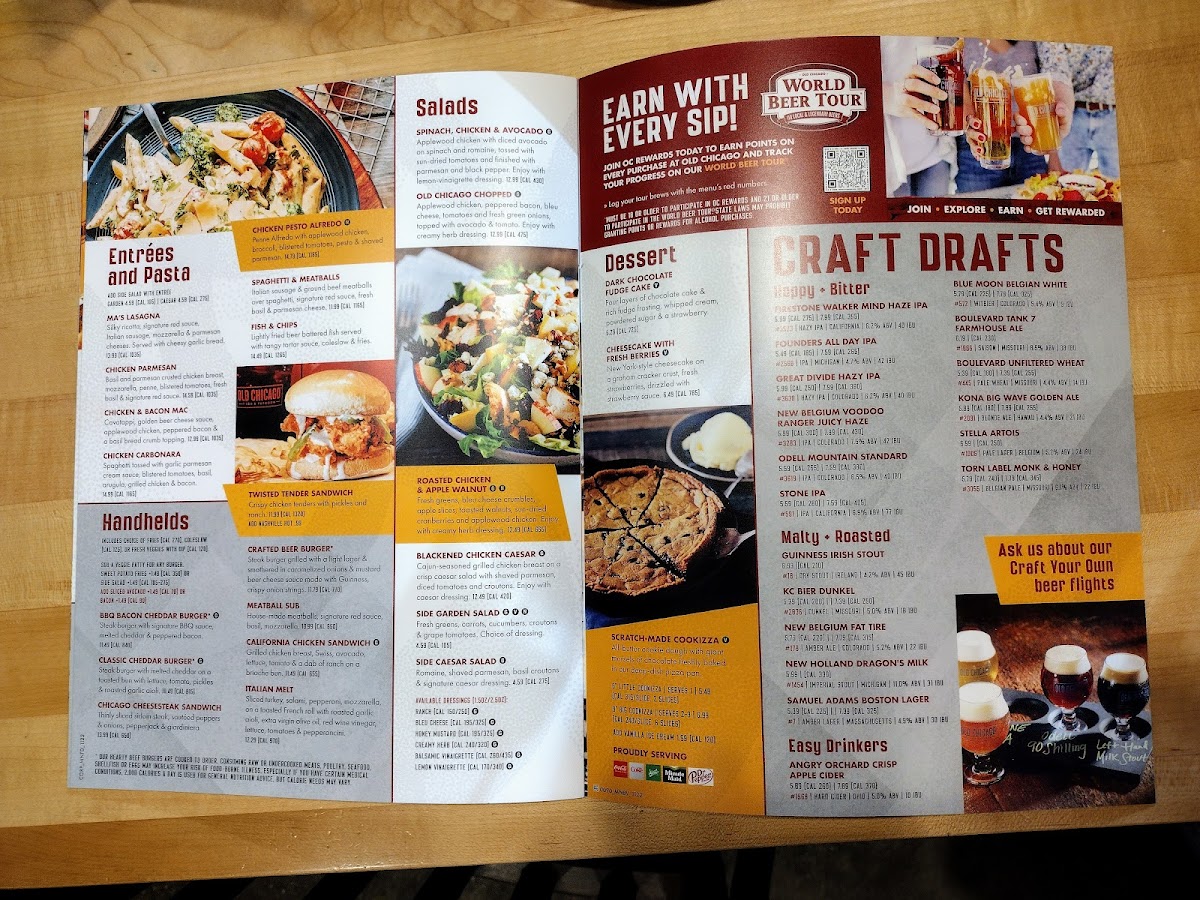 Menu Old Chicago Pizza + Taproom-4