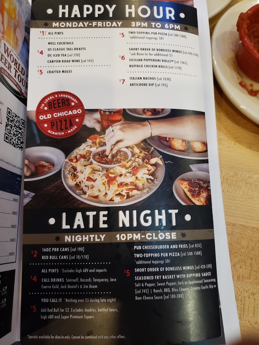 Menu Old Chicago Pizza + Taproom-6