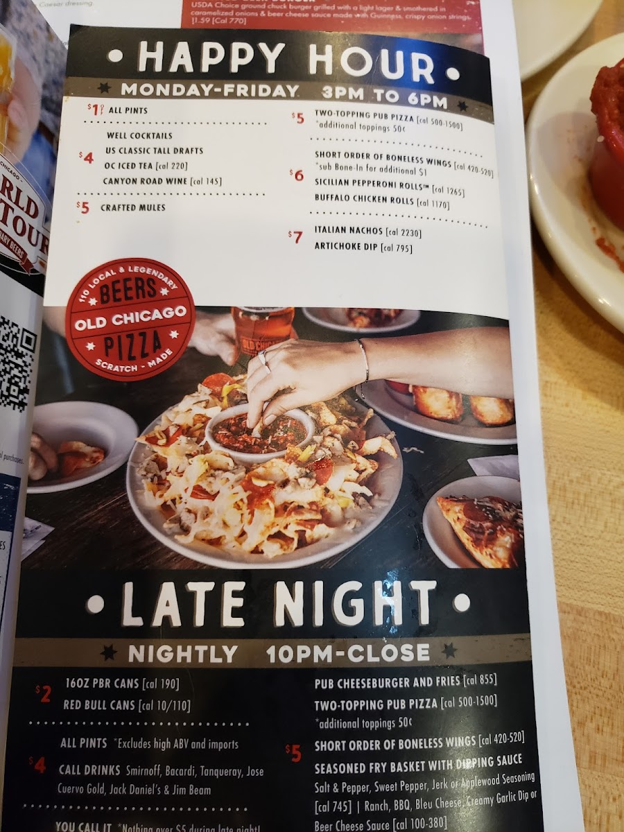 Menu Old Chicago Pizza + Taproom-7