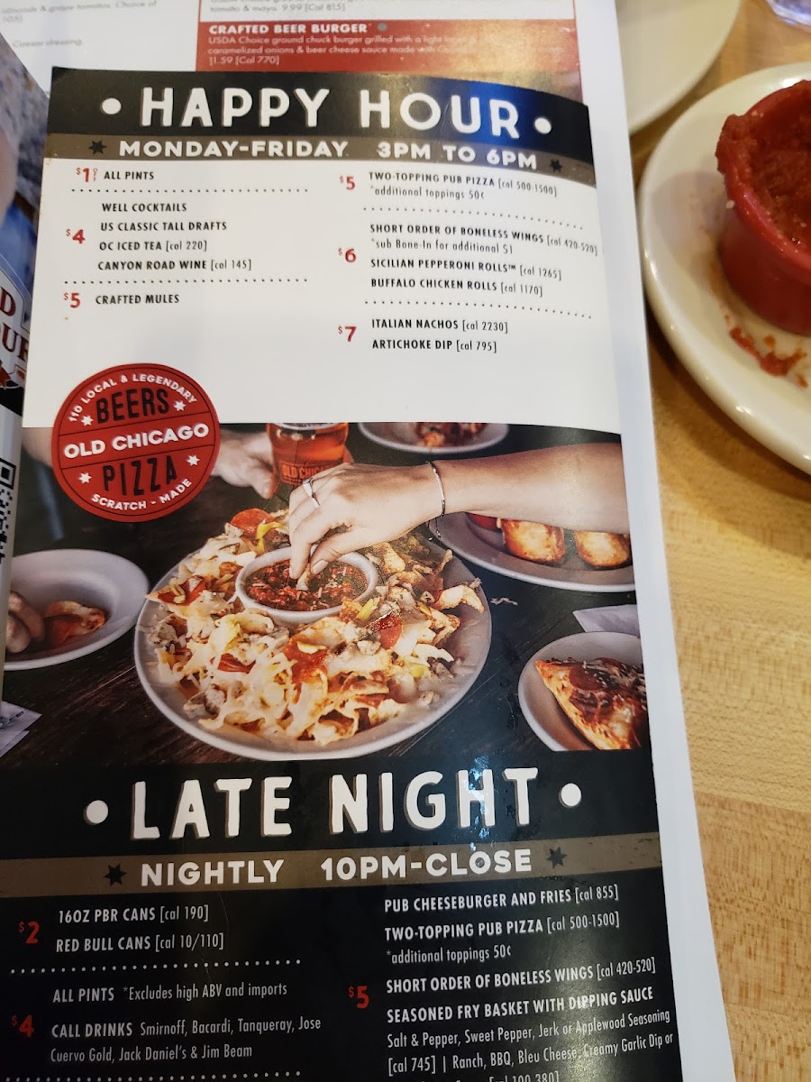 Menu Old Chicago Pizza + Taproom-8