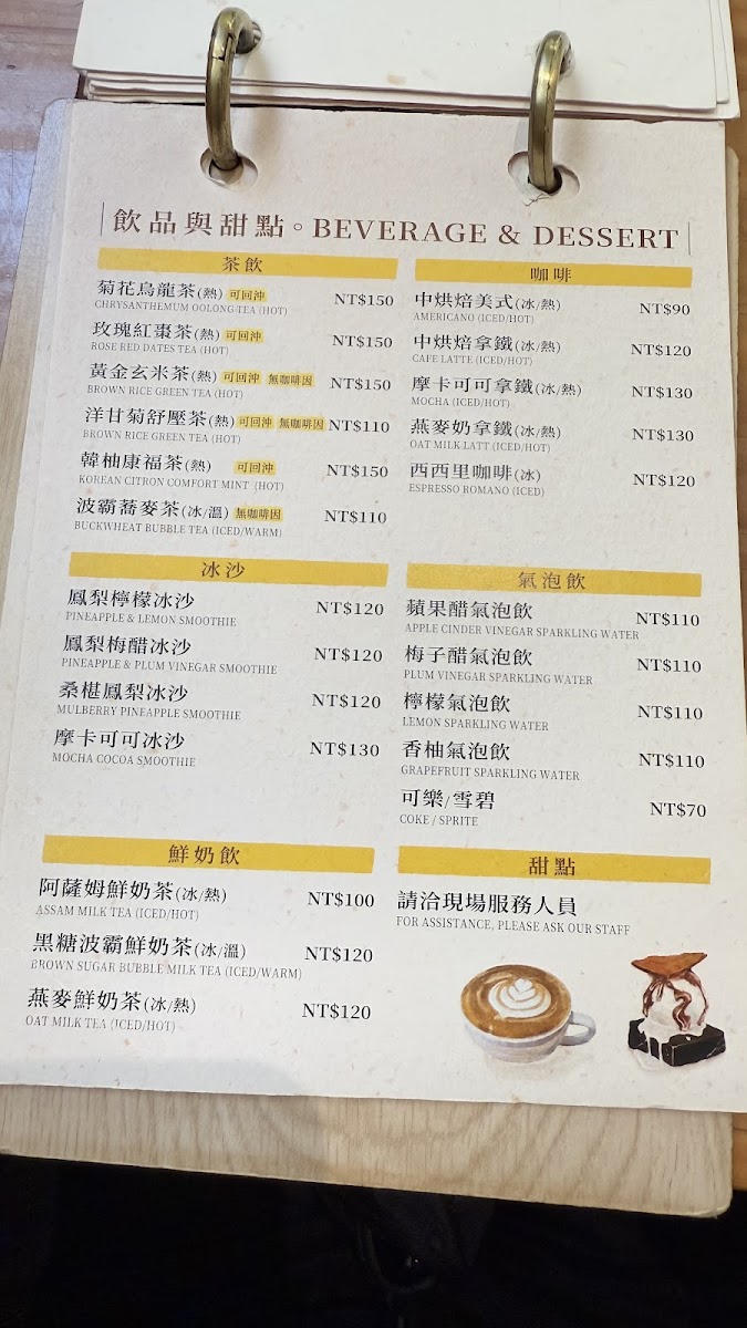 Menu Old House Tainan-2