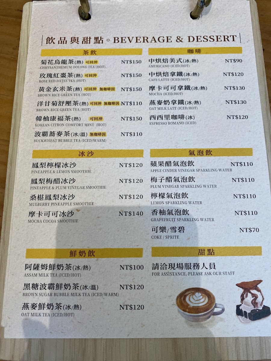 Menu Old House Tainan-3
