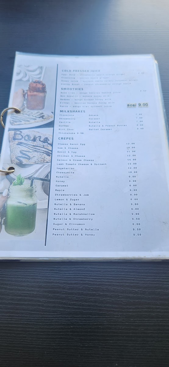 Menu Old Paris Cafe-8