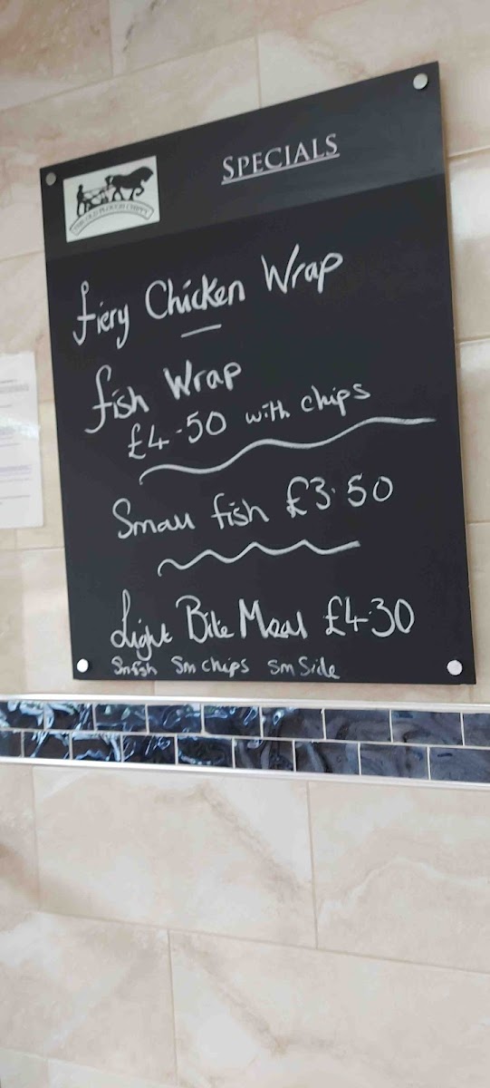 Menu Old Plough Chippy-5