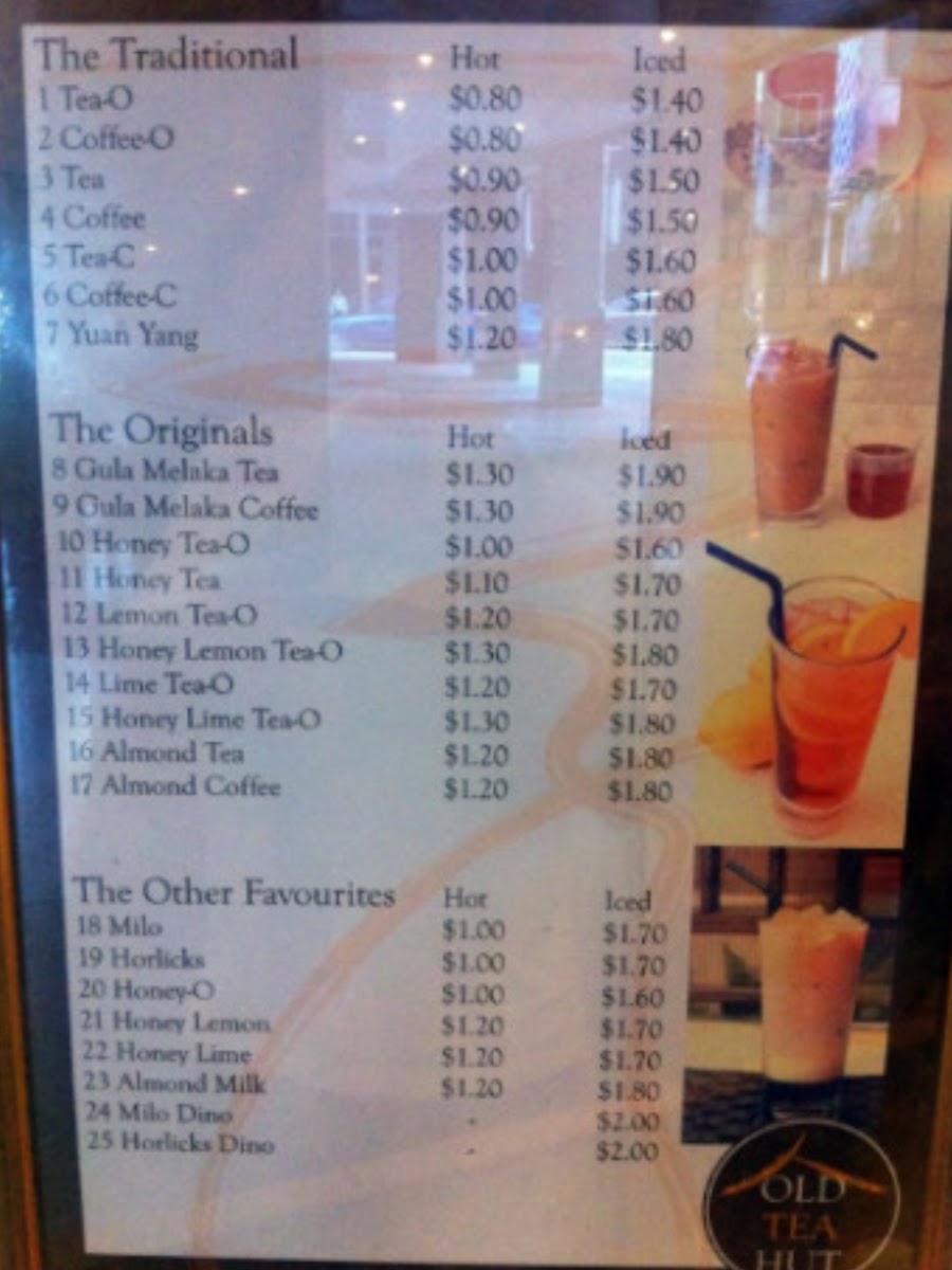 Menu Old Tea Hut (One Raffles Place)-3