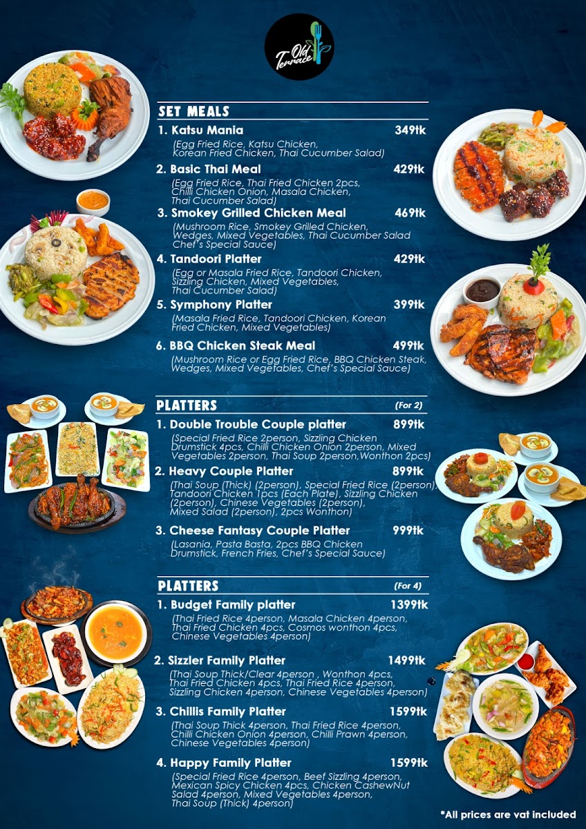 Menu Old Terrace Dhanmondi-4