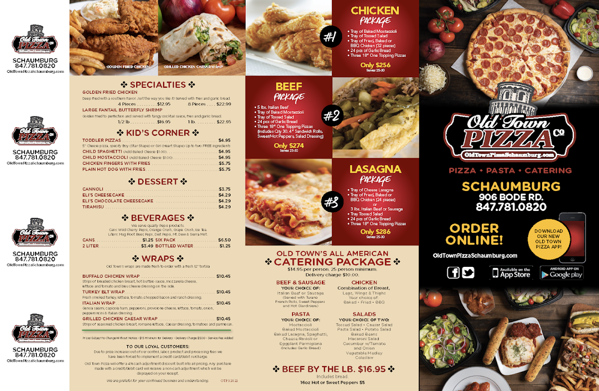 Menu Old Town Pizza Co-2