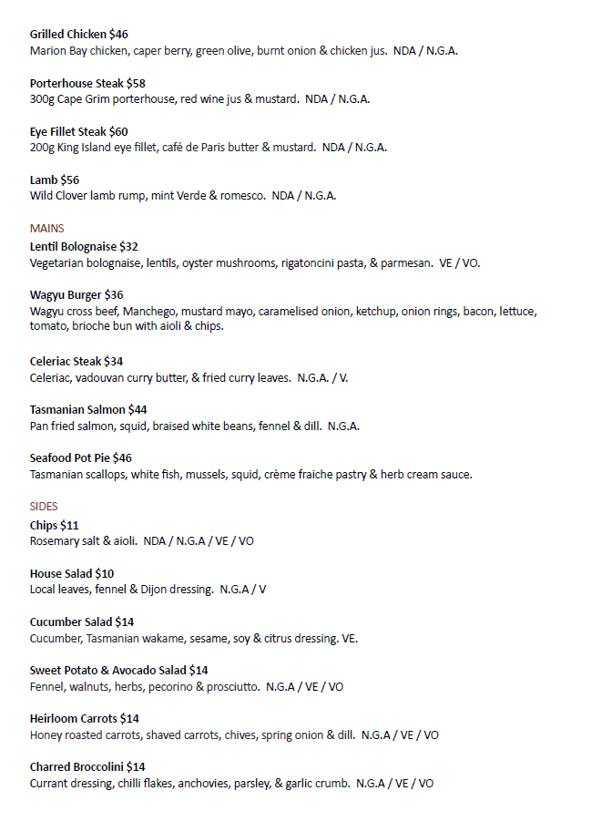 Menu Old Wharf Restaurant-2