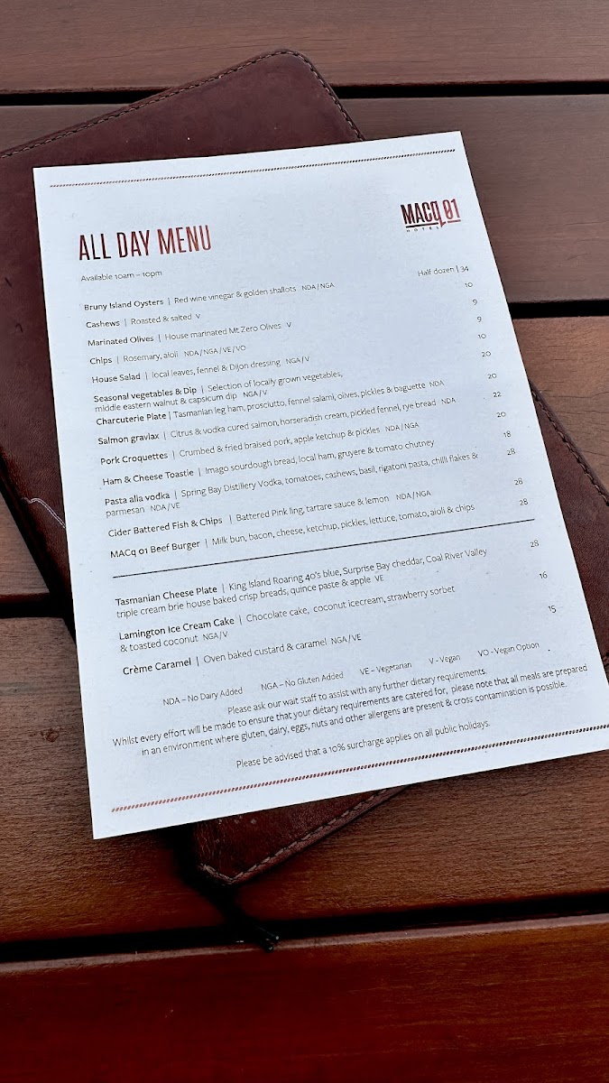 Menu Old Wharf Restaurant-7