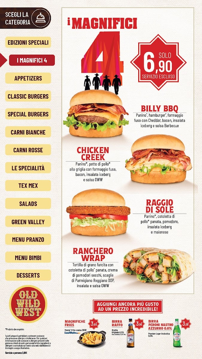 Menu Old Wild West - Carpi-1