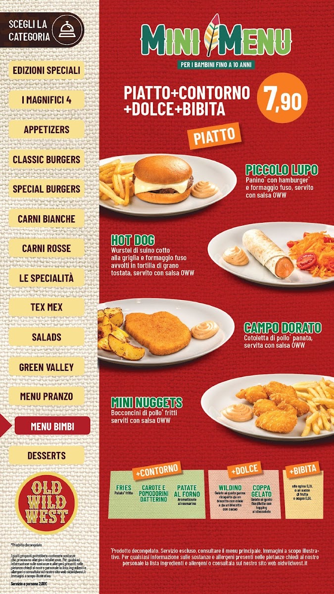 Menu Old Wild West - Carpi-10